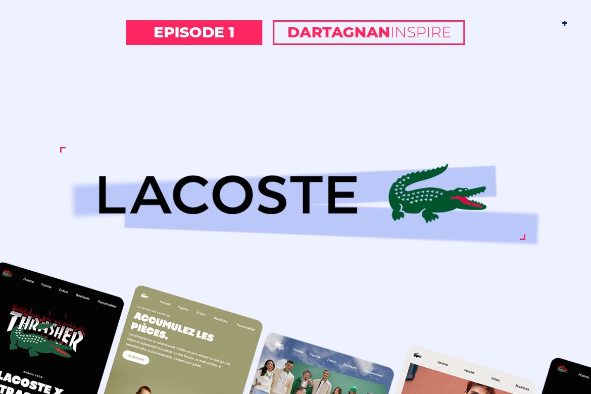 Dartagnan inspire Lacoste pour le Mobile Wallet