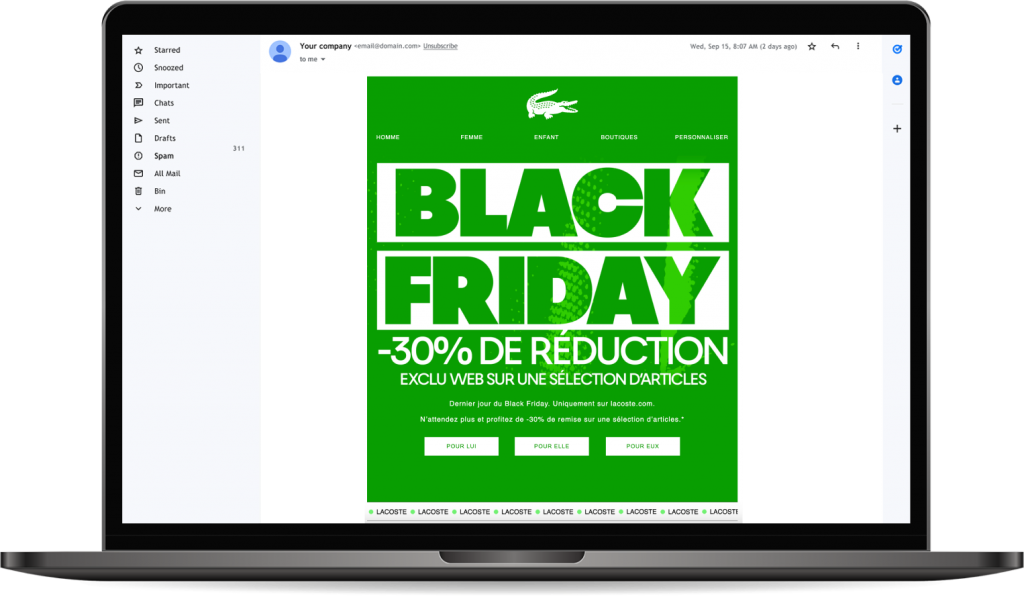 Promotional Black Friday Campaigns